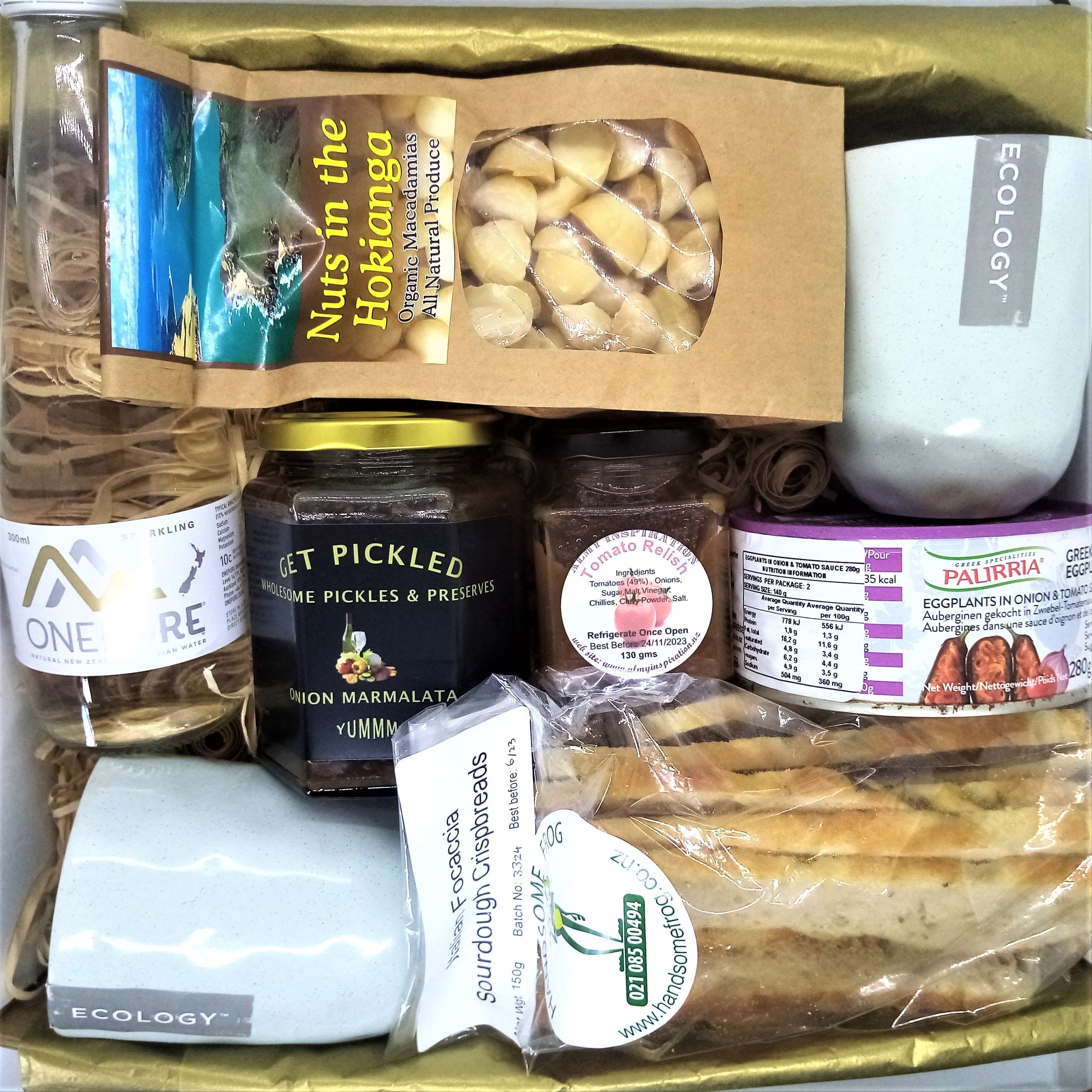 Taranaki gift boxes, capturing an array of the regions great food producers  — Theory Food