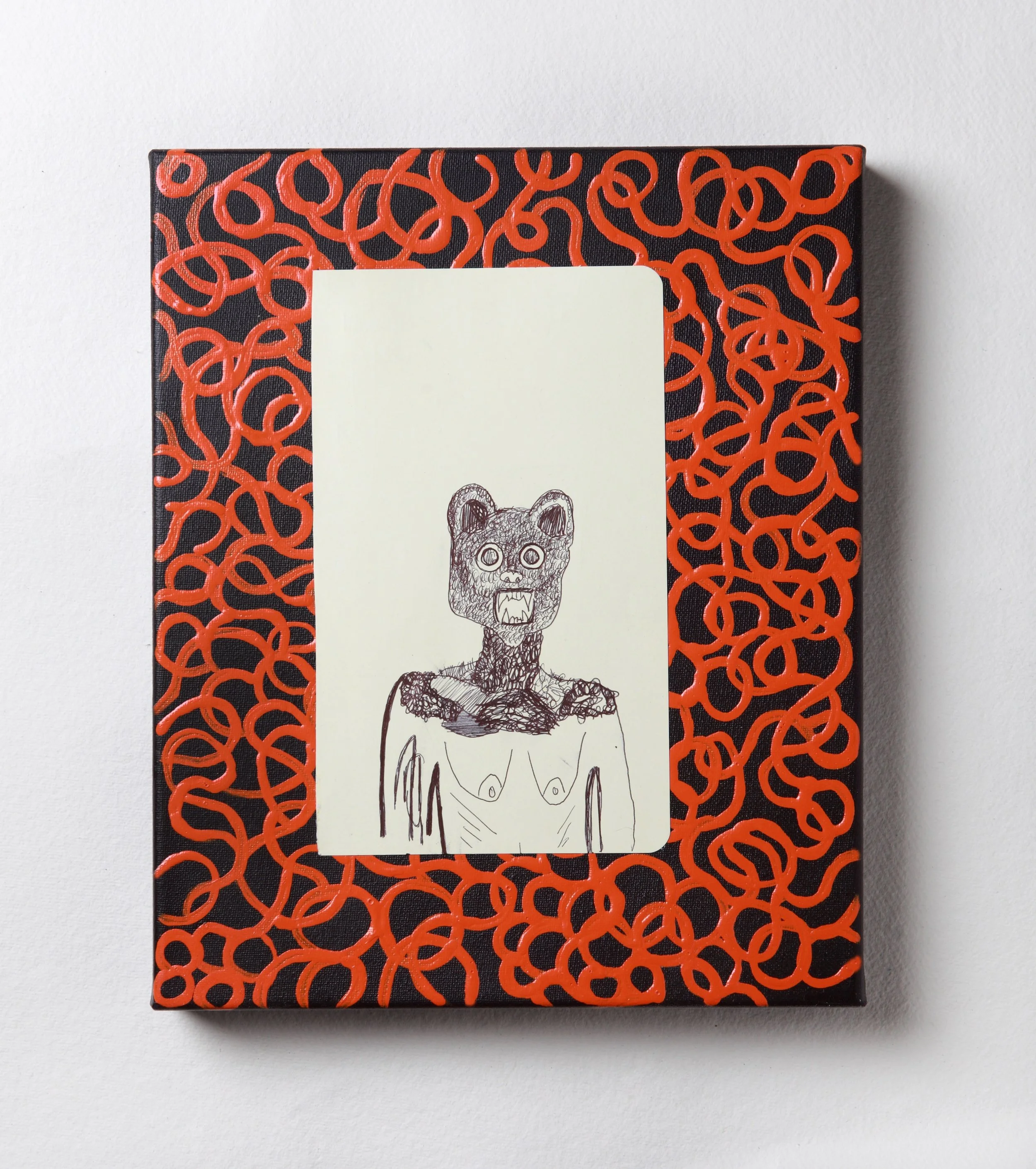 There Can't Be Piece Without Suffering, 30.5 x 25.4 x 3.5 cm, 2019.