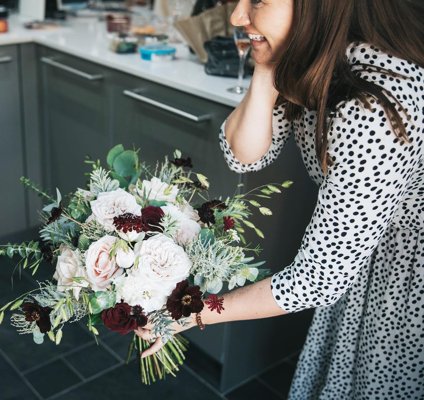 Happy International Woman&rsquo;s day! 🤍

Rare photo of myself. Hi I am Aline 👋🏽. This moment was captured by @jenowensimages when I was handing over a great friend Kay&rsquo;s wedding bouquet. This is such a special moment for a florist, (normall