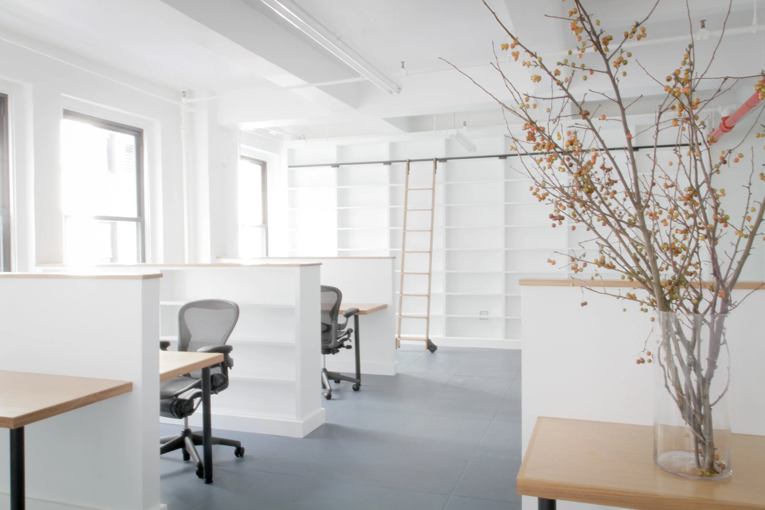 Office view, facing south