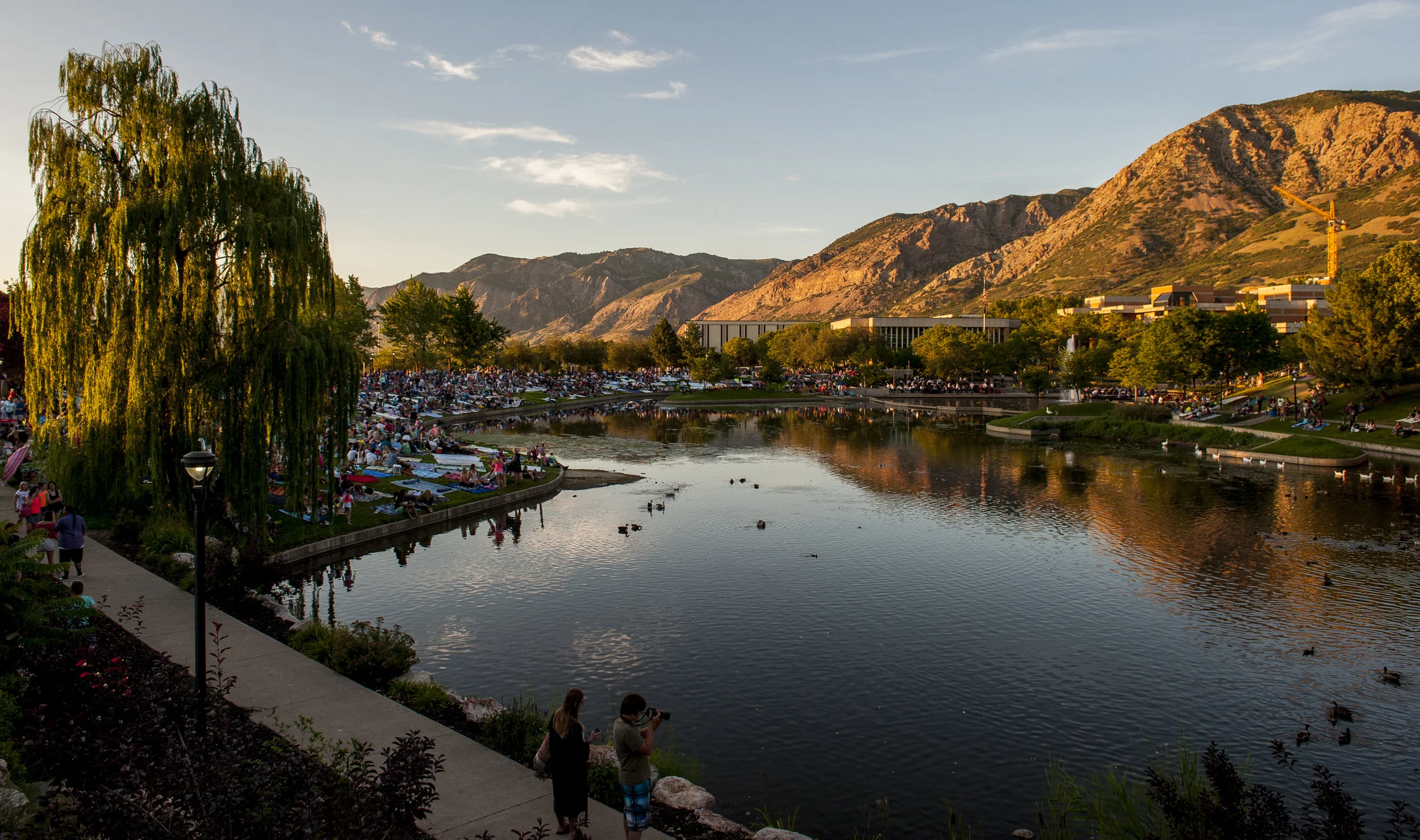 The 37th annual Lindquist Pops concert and fireworks show was held on July 12, 2015 at Weber State University.