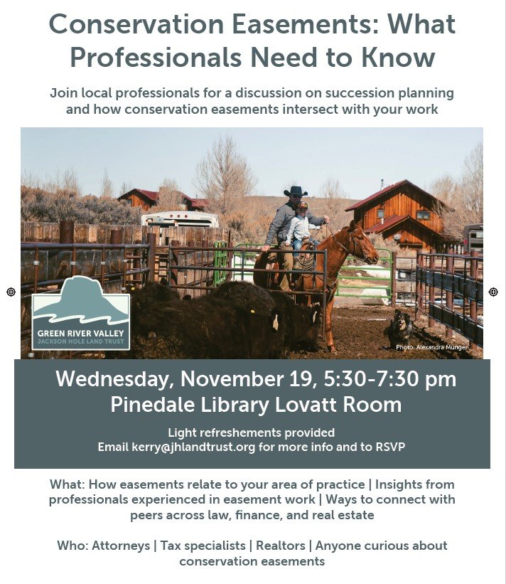 Conservation Easements: What Professionals Need to Know (Green River Valley Land Trust)