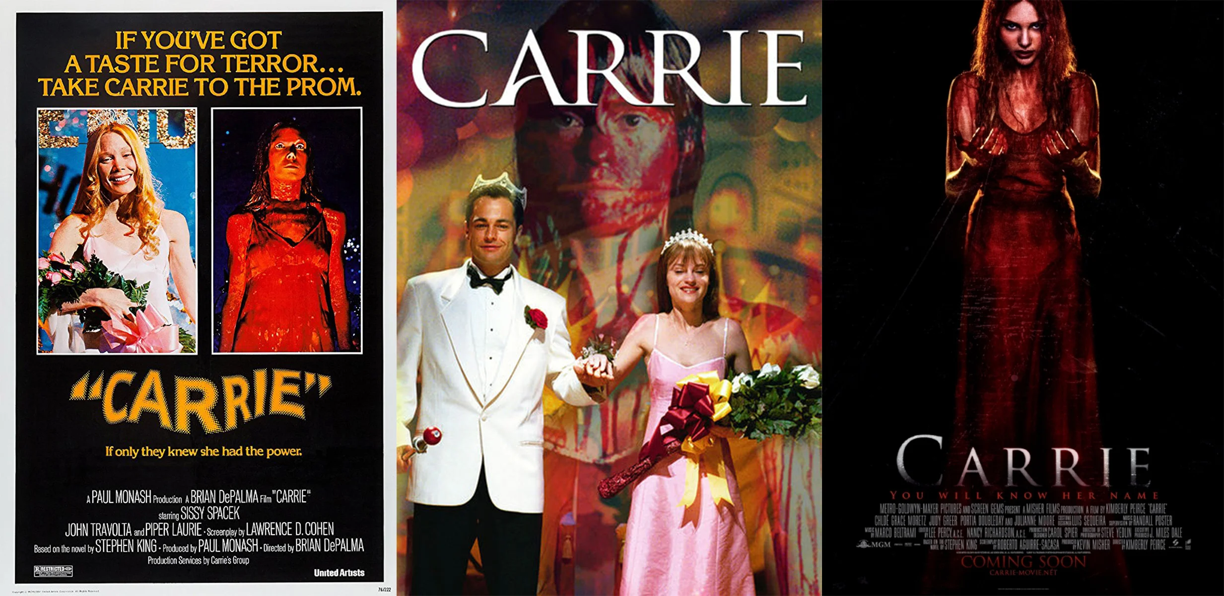 Left: 1976 Poster; Center: 2002 Poster; Right: 2013 Poster