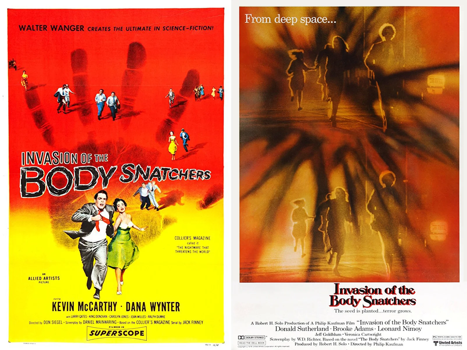 Left: 1956 Poster; right: 1978 Poster