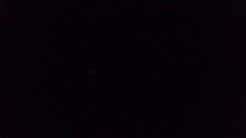 Night time view at intersection of Hwy 277 and 377, Val Verde County Texas