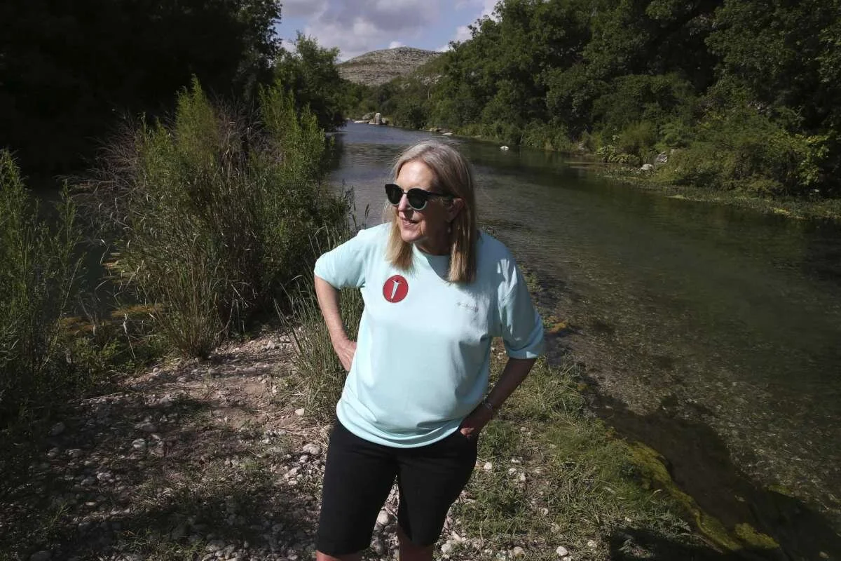 Alice Strunk’s Hudspeth River Ranch is a source of springs that create the pristine Devils River.  Photo: Jerry Lara /San Antonio Express-News