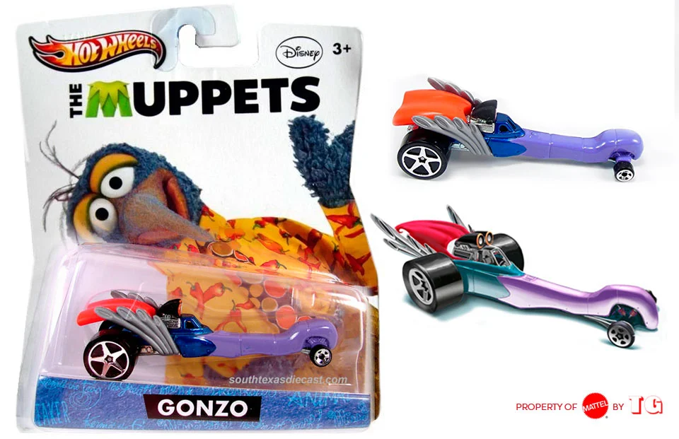 Hotwheels Muppet Cars
