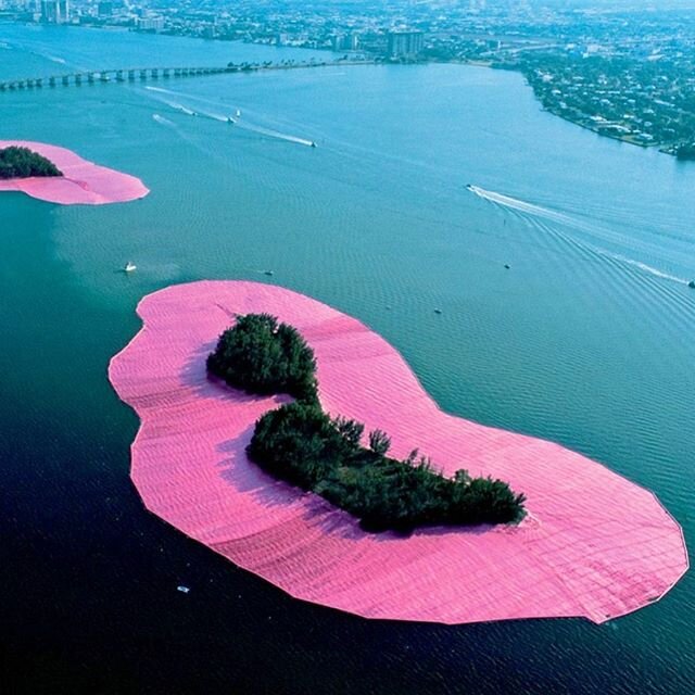 Rest in peace, Christo. The artistic duo, Christo and Jeanne-Claude were both born in 1935, and known for their renowned site specific worldwide installations. Christo was born in Bulgaria and Jeanne-Claude in Casablanca. They met in Paris, and began