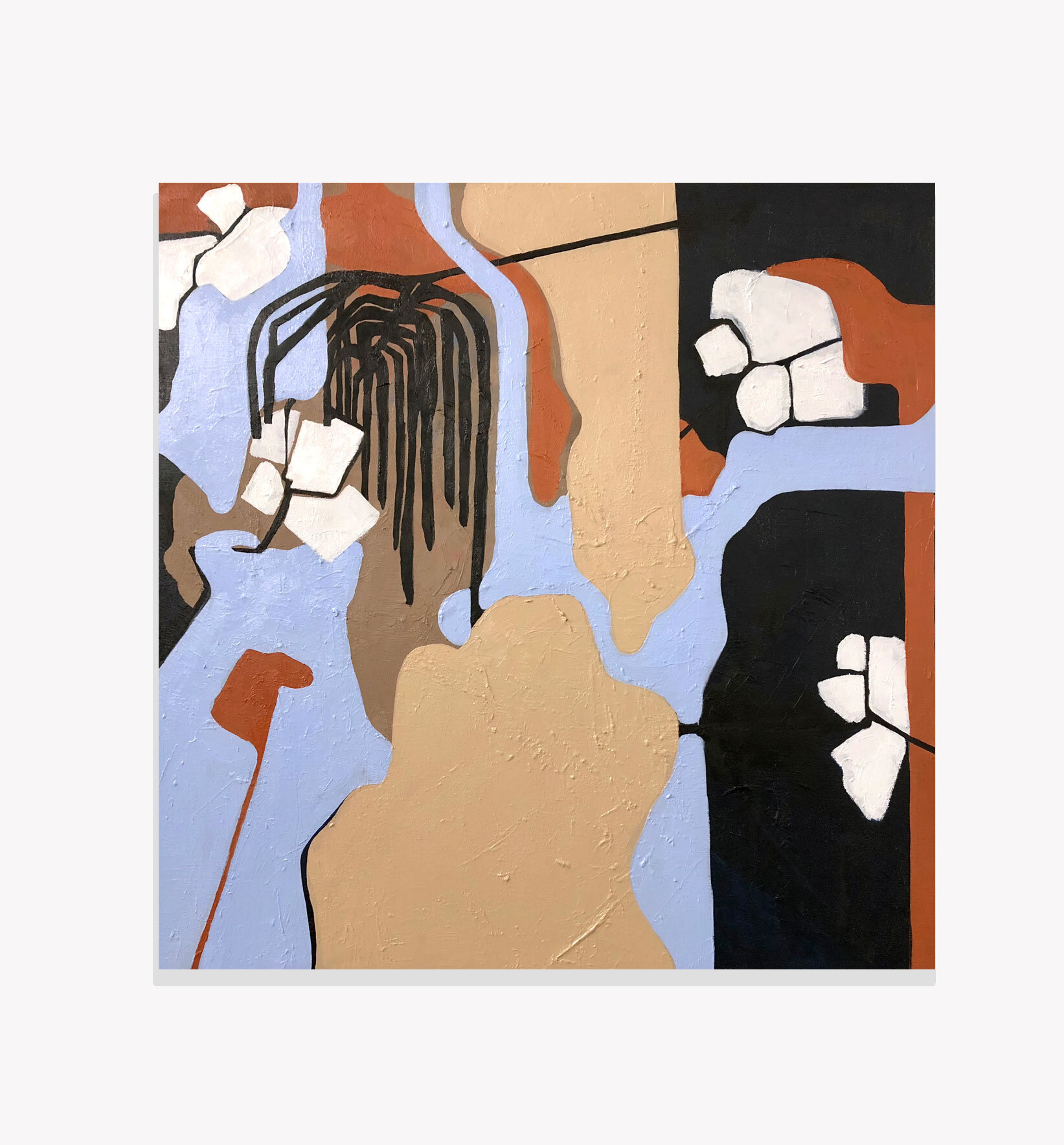   Shade , Kristi Head 2018. Oil on canvas, 30 x 30 inches. 