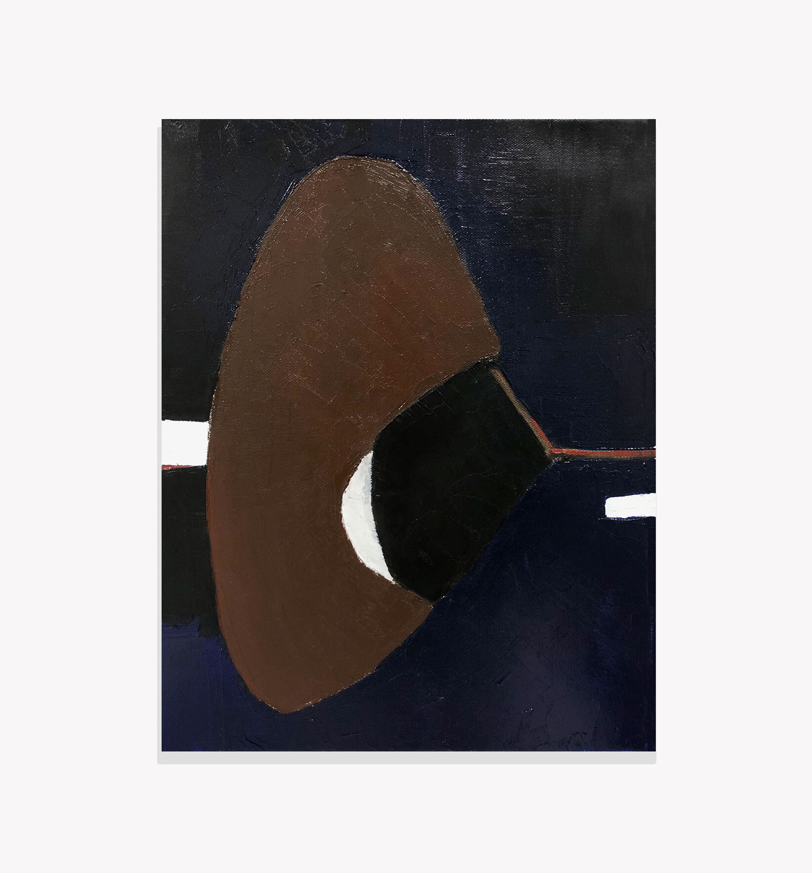   Eight , Kristi Head 2019. Oil on canvas, 14 x 1 1 inches. 