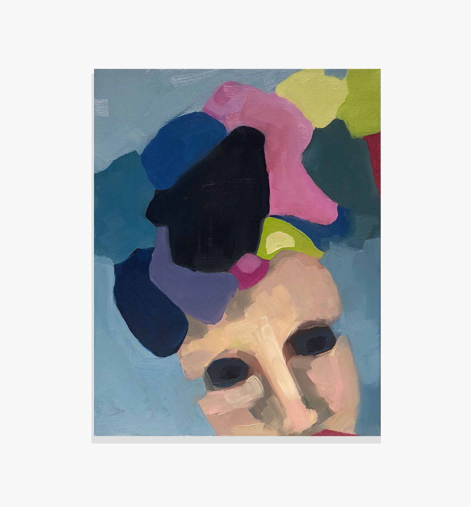   Seventeen , Kristi Head 2020. Oil on canvas, 14 x 1 1 inches. 
