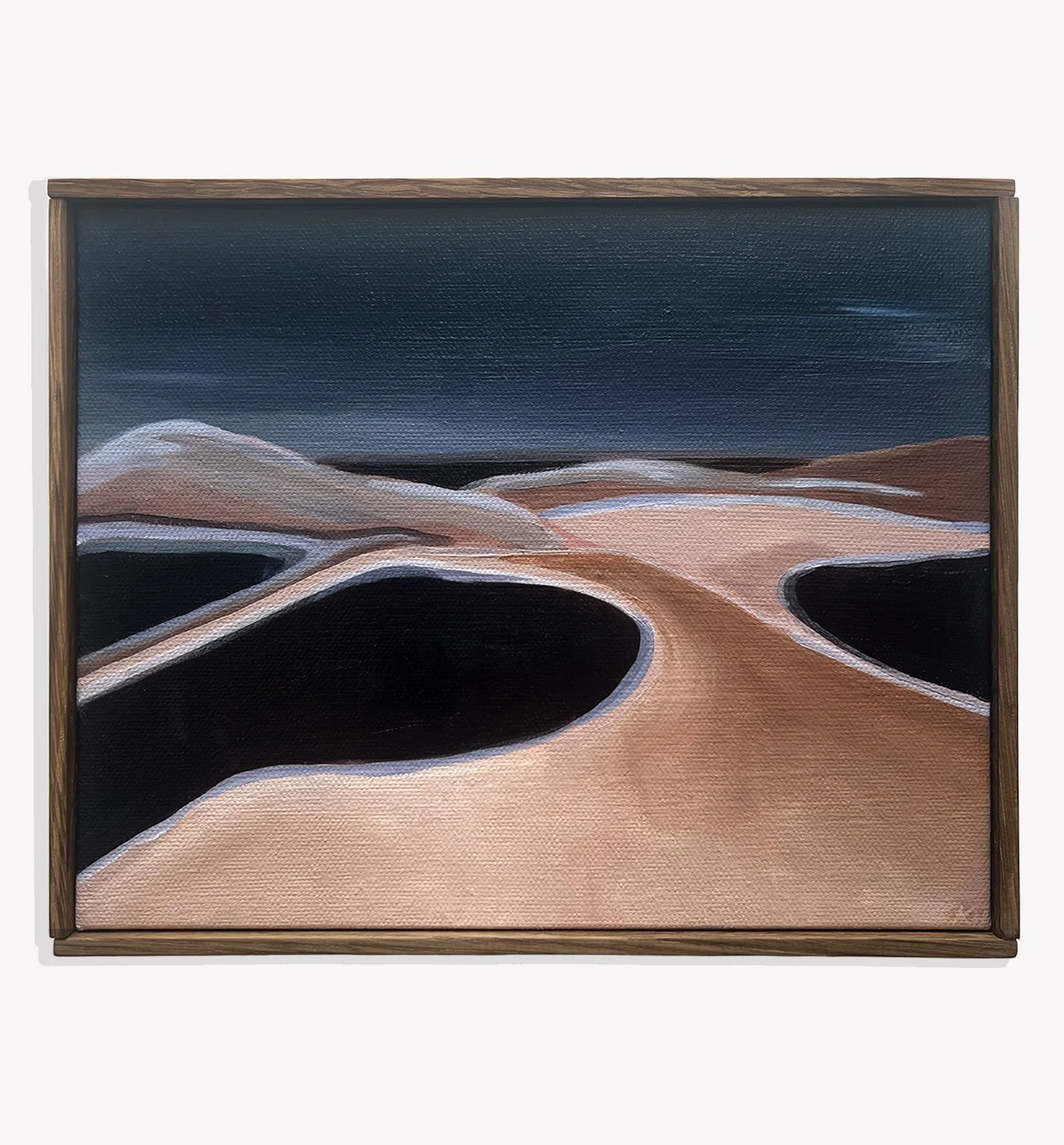   Sand Dunes , Kristi Head 2025. Acrylic on canvas, 8 × 10 inches. 
