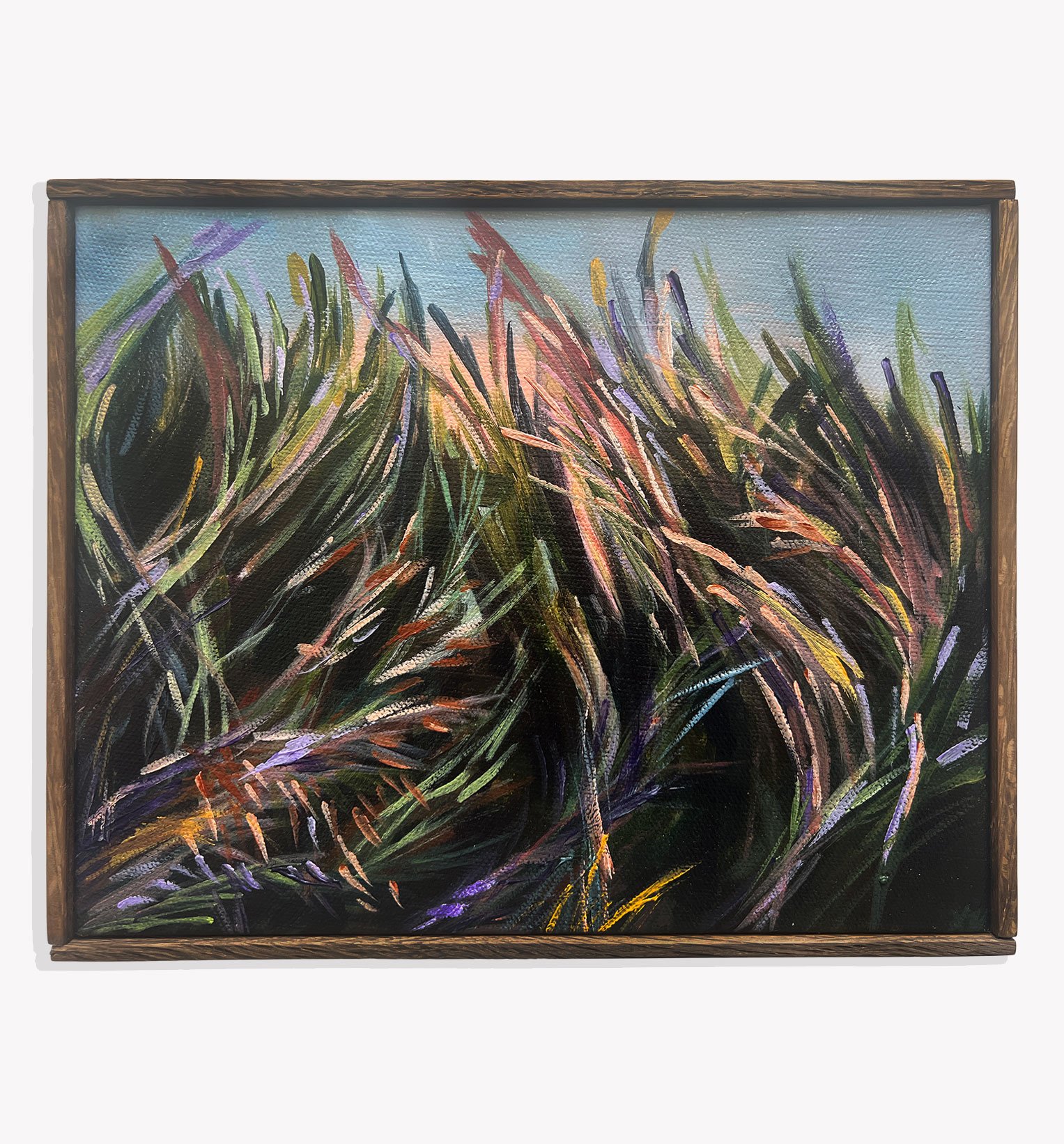   Quiet Storm.  Kristi Head 2025. Acrylic on canvas, 8 × 10 inches. 