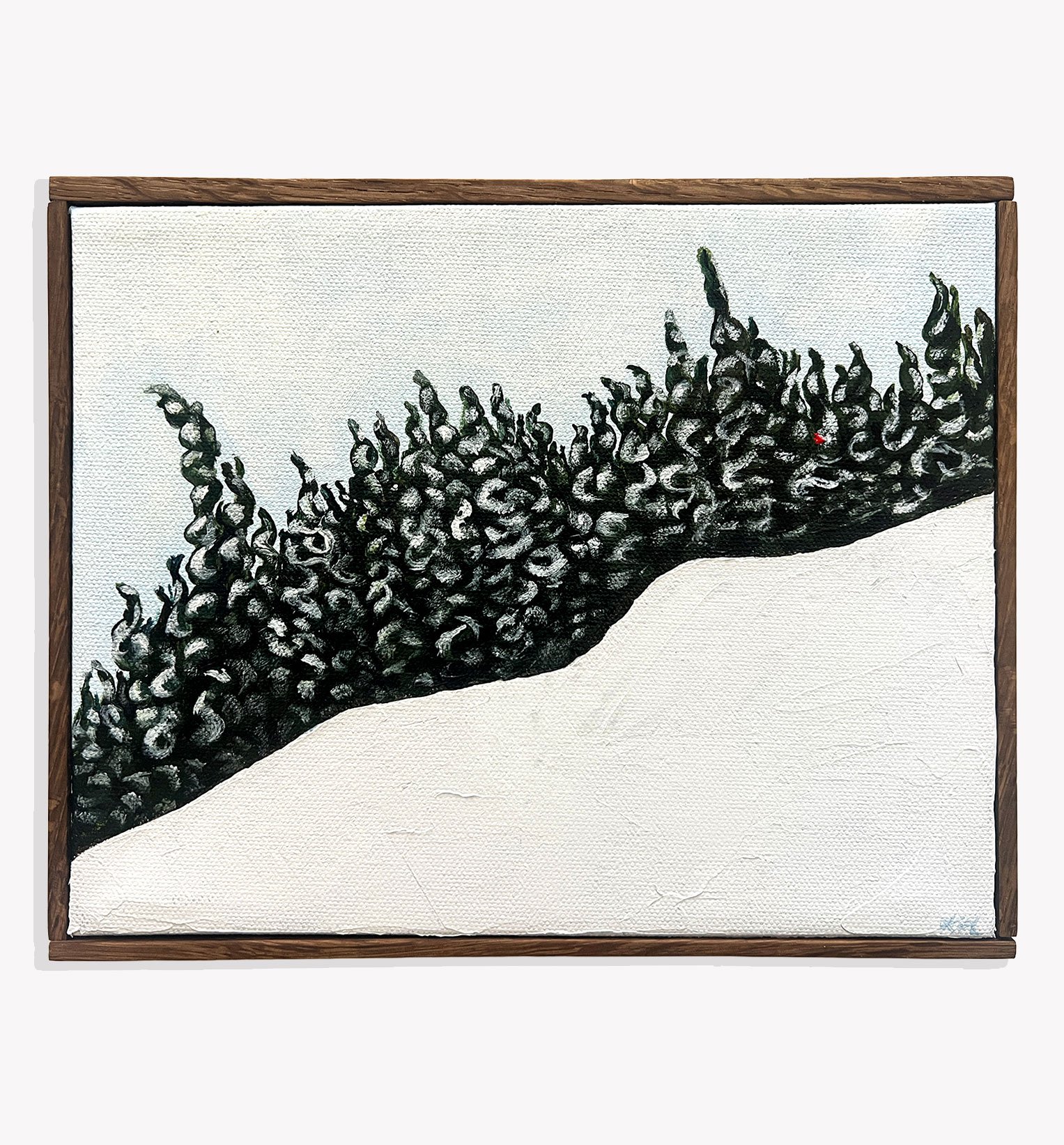   Cardinal , Kristi Head 2025. Acrylic on canvas, 8 × 10 inches. 