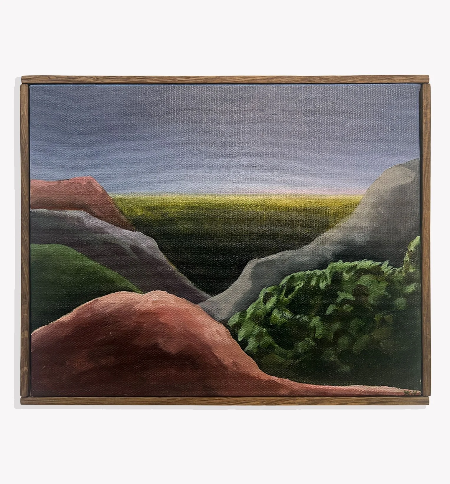   Field Vision , Kristi Head 2025. Acrylic on canvas, 8 × 10 inches. 