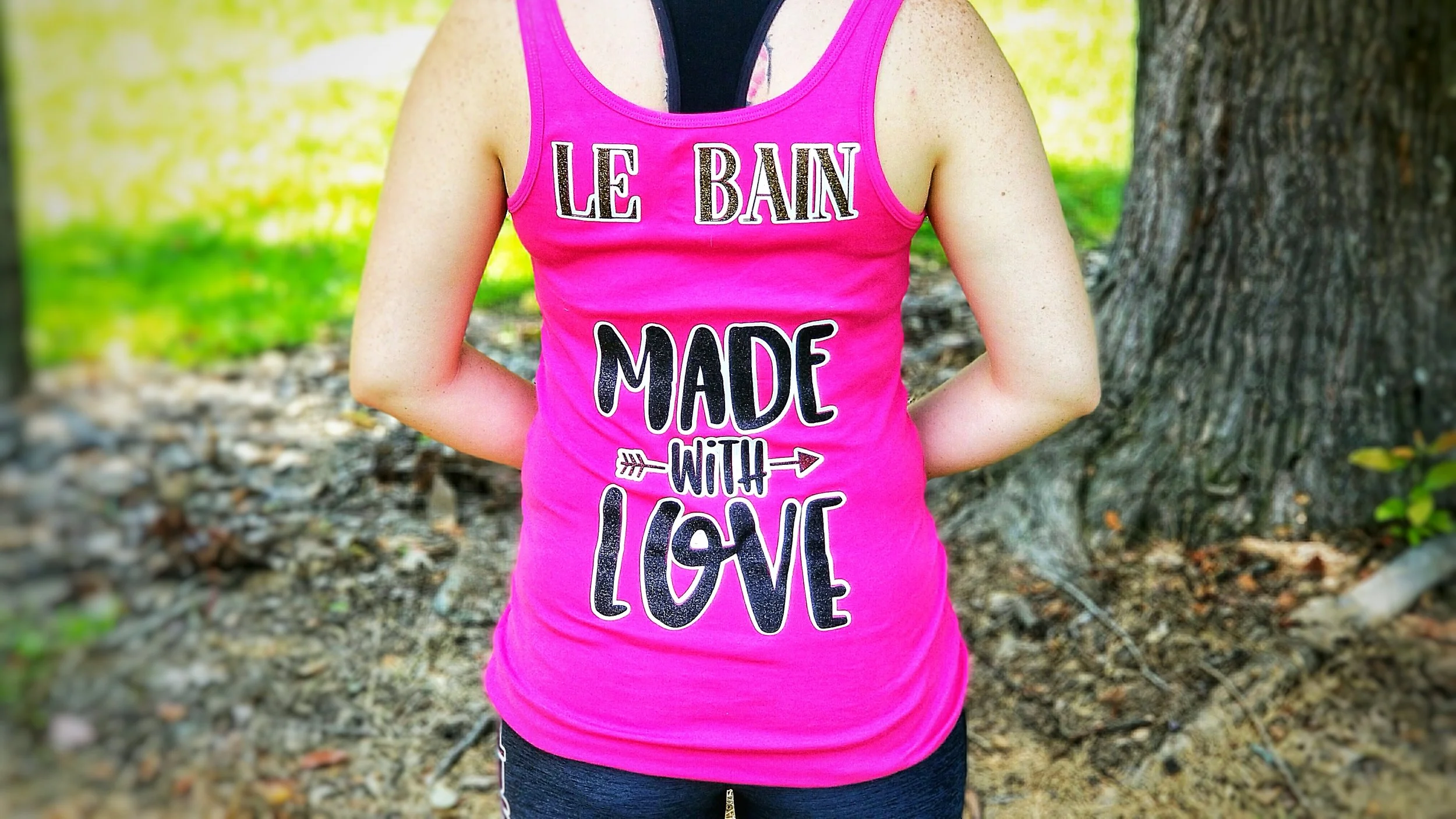 'Le Bain "Made With Love" Tank Top