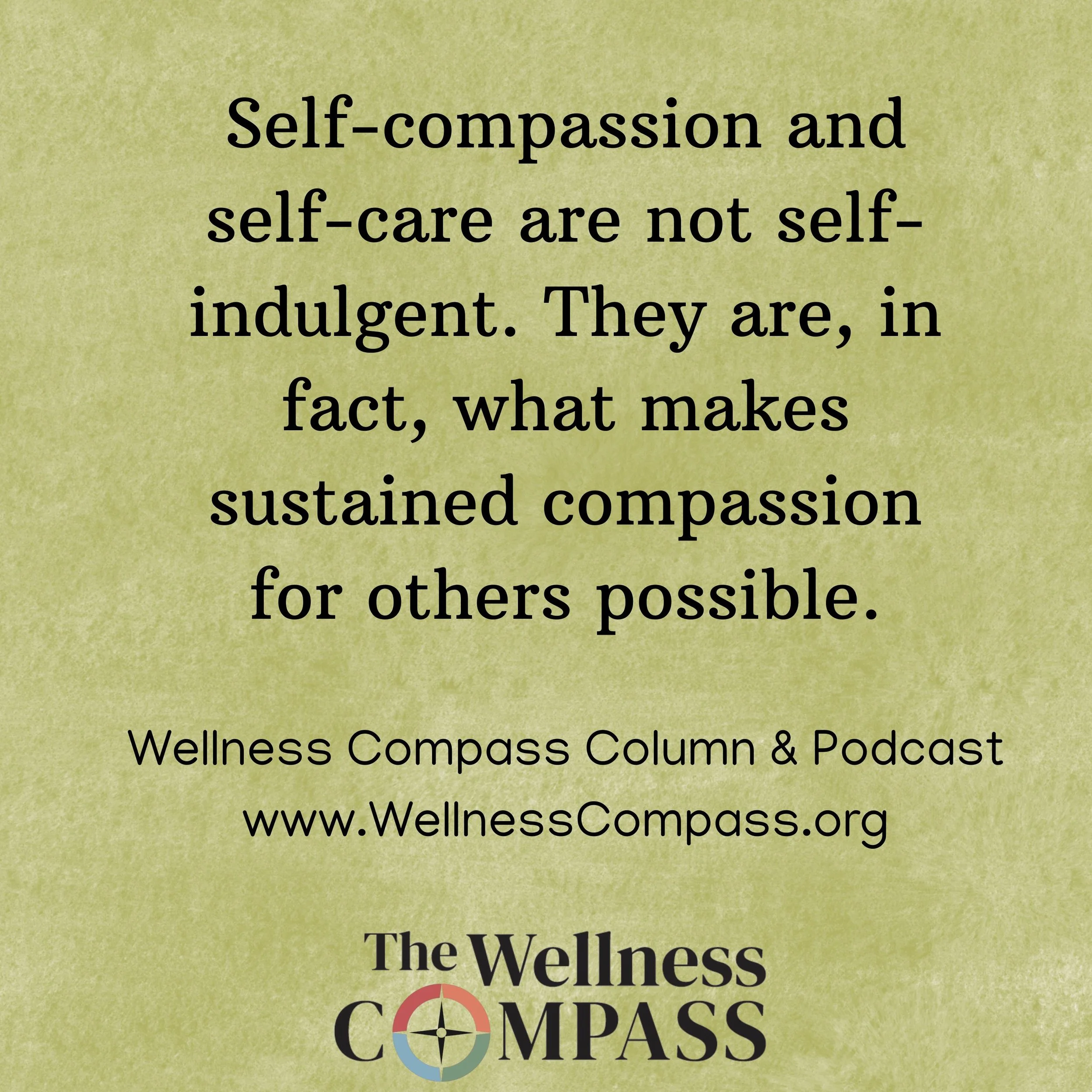 "The Gift We So Often Forget to Give Ourselves," March 13, 2026