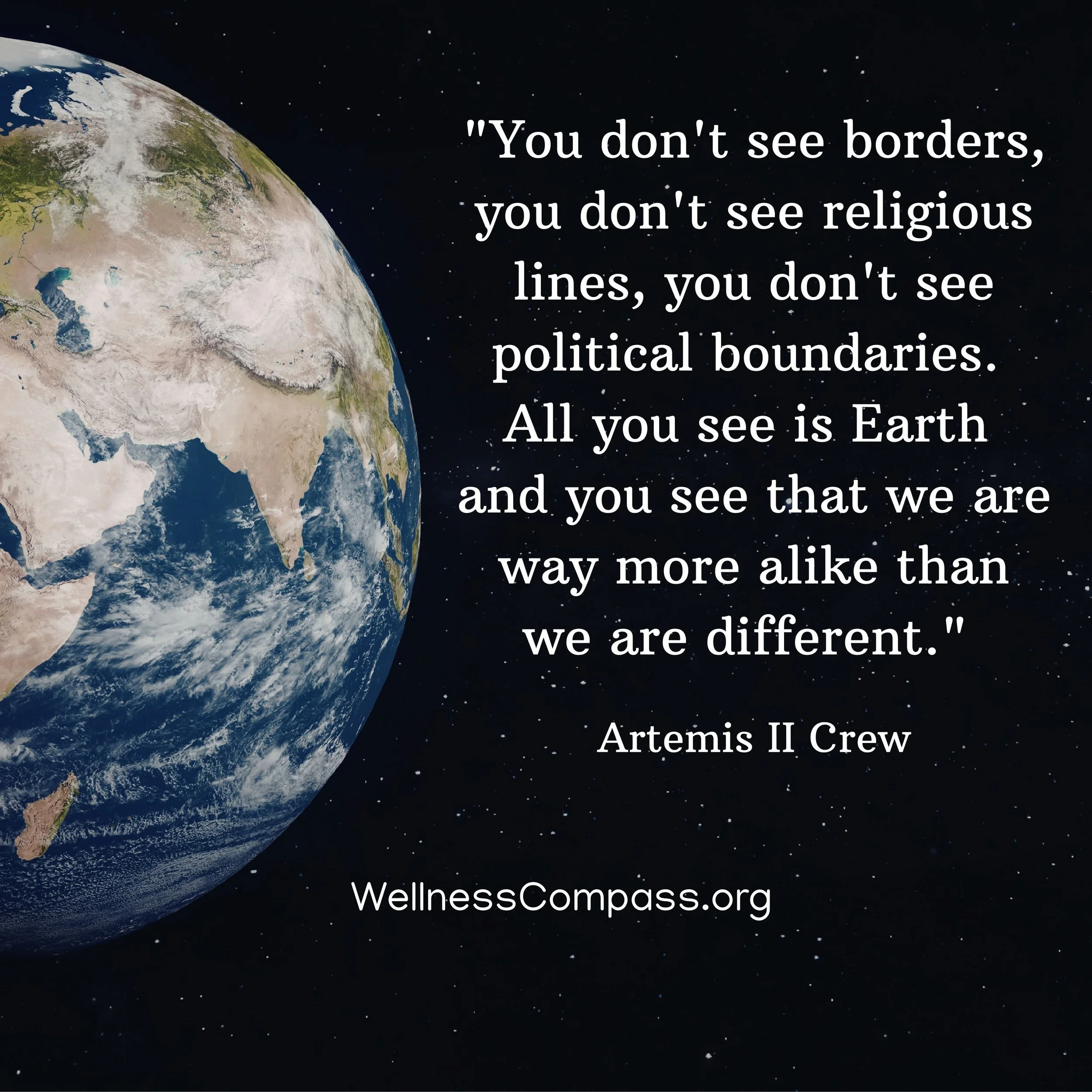 "What Artemis II Can Teach Us About Mental Health," April 10, 2026