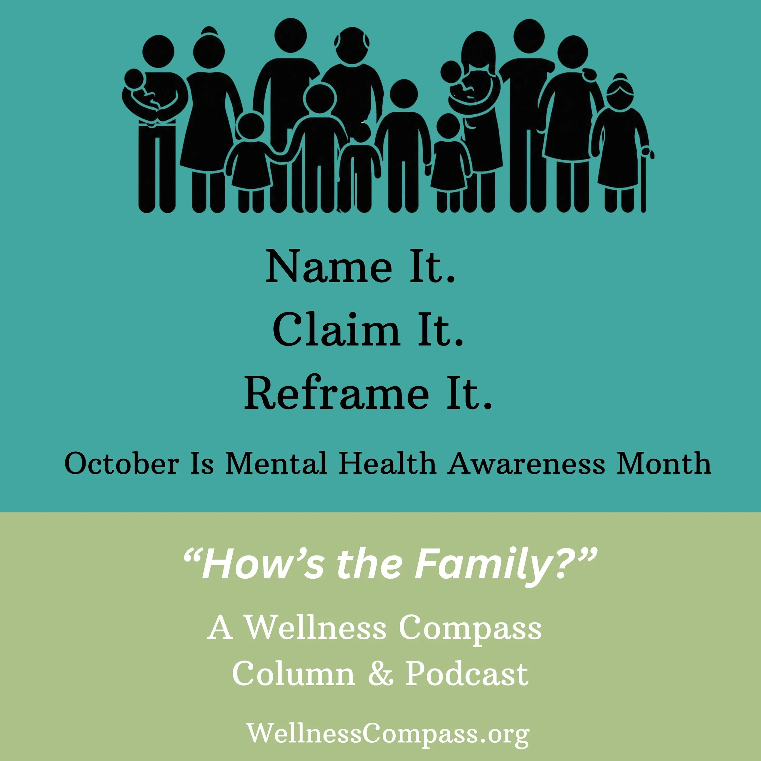 "Mental Health: Name It. Claim It. Reframe It," October 2, 2026