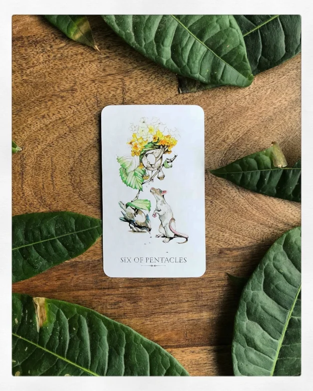 six of pentacles