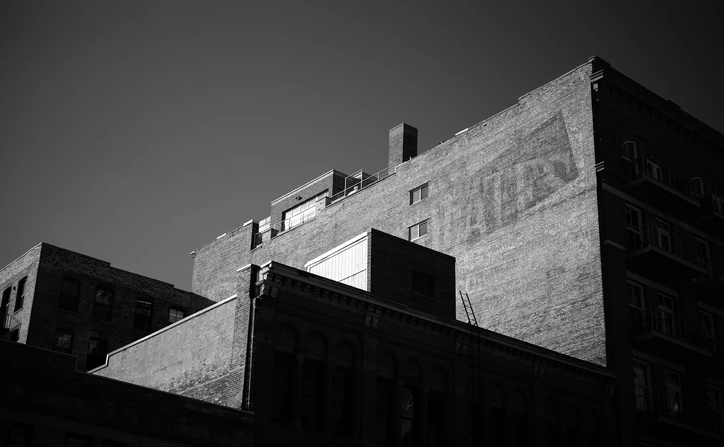 Standing in the right place, there is a beautiful simplicity to the complex layering of buildings throughout a cityscape