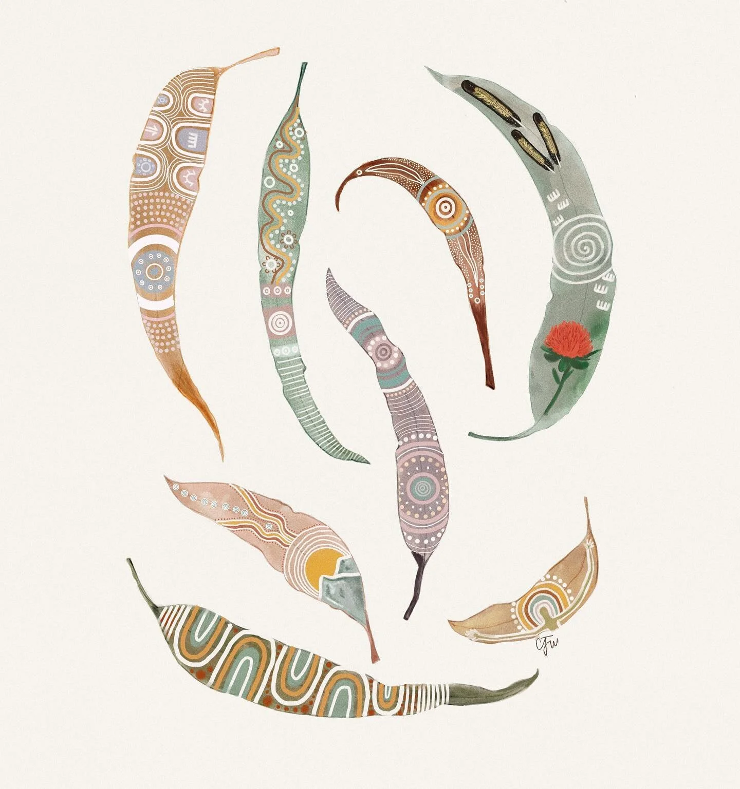 ᴅᴊɪʀᴀɴɢ - ʟᴇᴀᴠᴇꜱ ᴏꜰ ᴛʀᴇᴇꜱ
I&rsquo;ve always been the weirdo to pick up a fallen gum leaf, froth over its colours and ponder its journey&hellip; the history of the tree that grew it&hellip; the frosts it bared in the crisp breath of winter, the bugs &