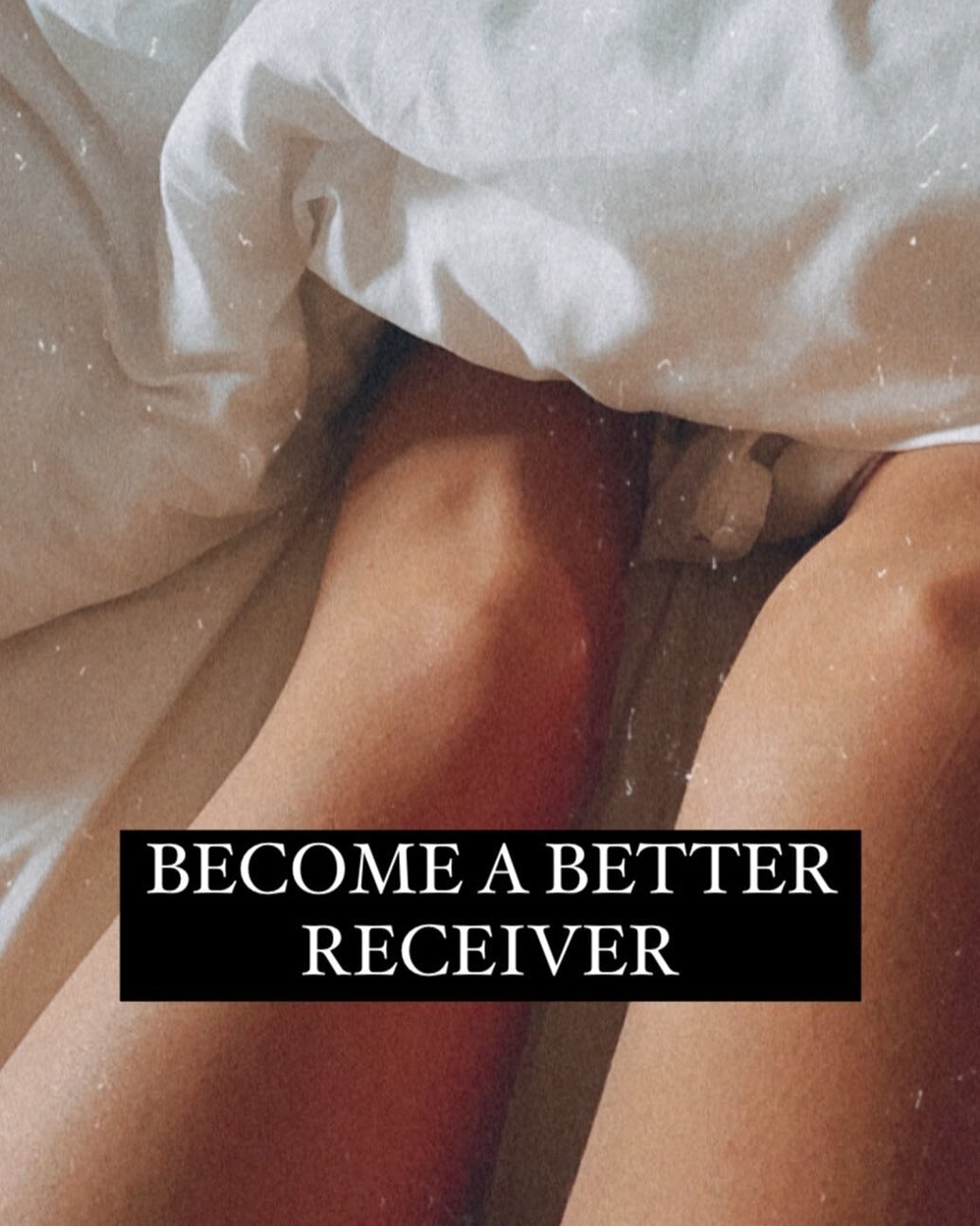 If you&rsquo;ve ever thought &ldquo;It&rsquo;d be great to be more feminine, sign me up for ease, rest, &amp; flow!&rdquo; but also feared it would mean forgoing the love, health, or success you also value/desire&hellip;

Become a better receiver.

A