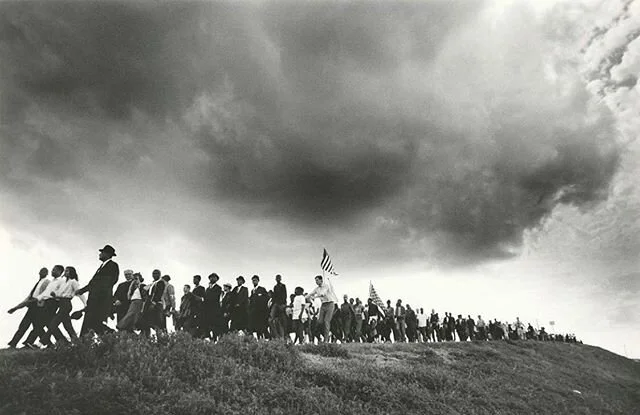 This photograph is from the 1965 Selma-Montgomery Civil Rights march for voting rights. We still have so much to march for, to protest for, to cry and pray and search our hearts for. To ask God where we hold prejudice and any ounce of the heresy of racism within us. Let it burn and be seen and be heard, this lament and cry for justice. #blacklivesmatter