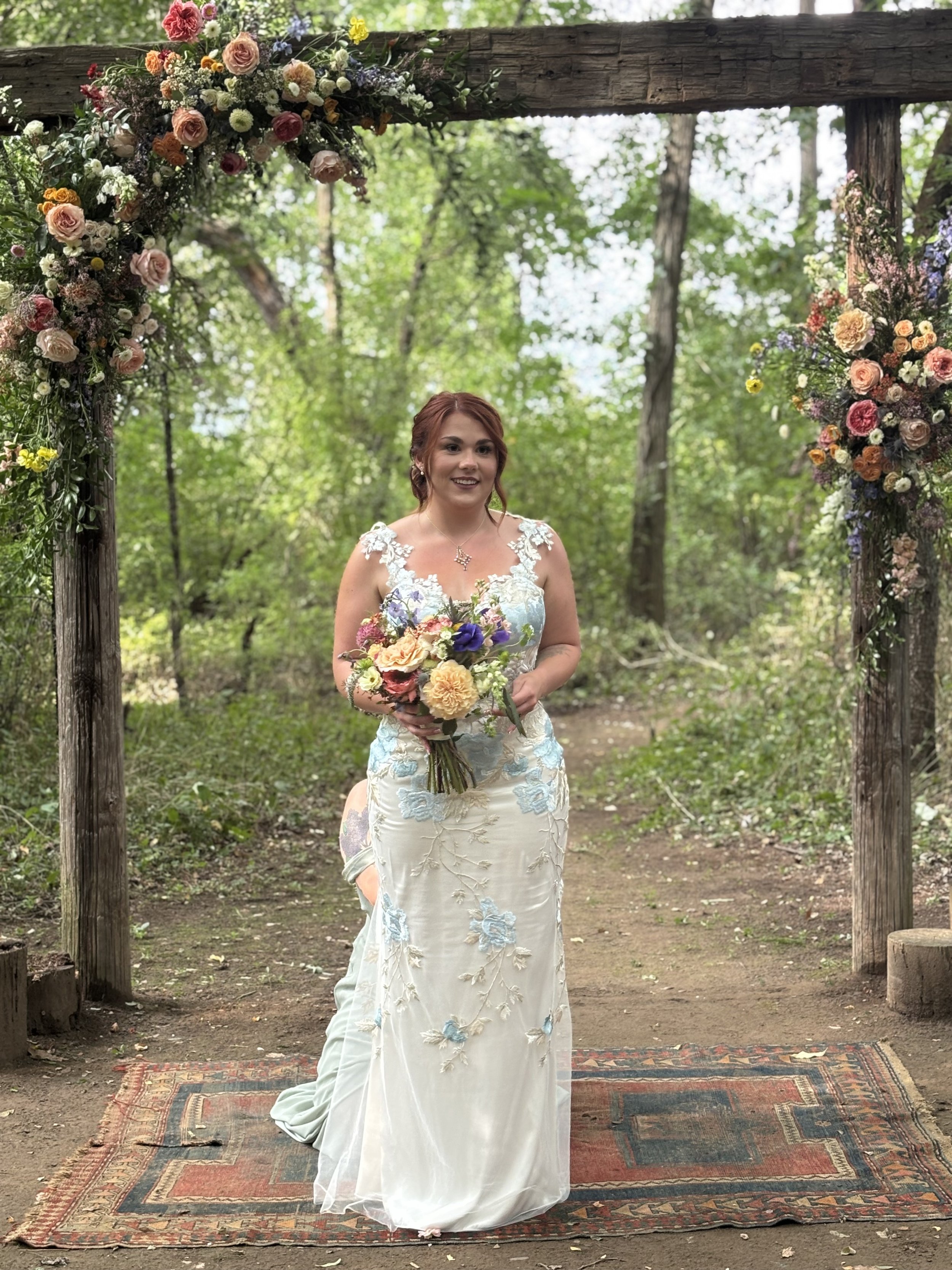 Corner Arbor with Additional Right Side