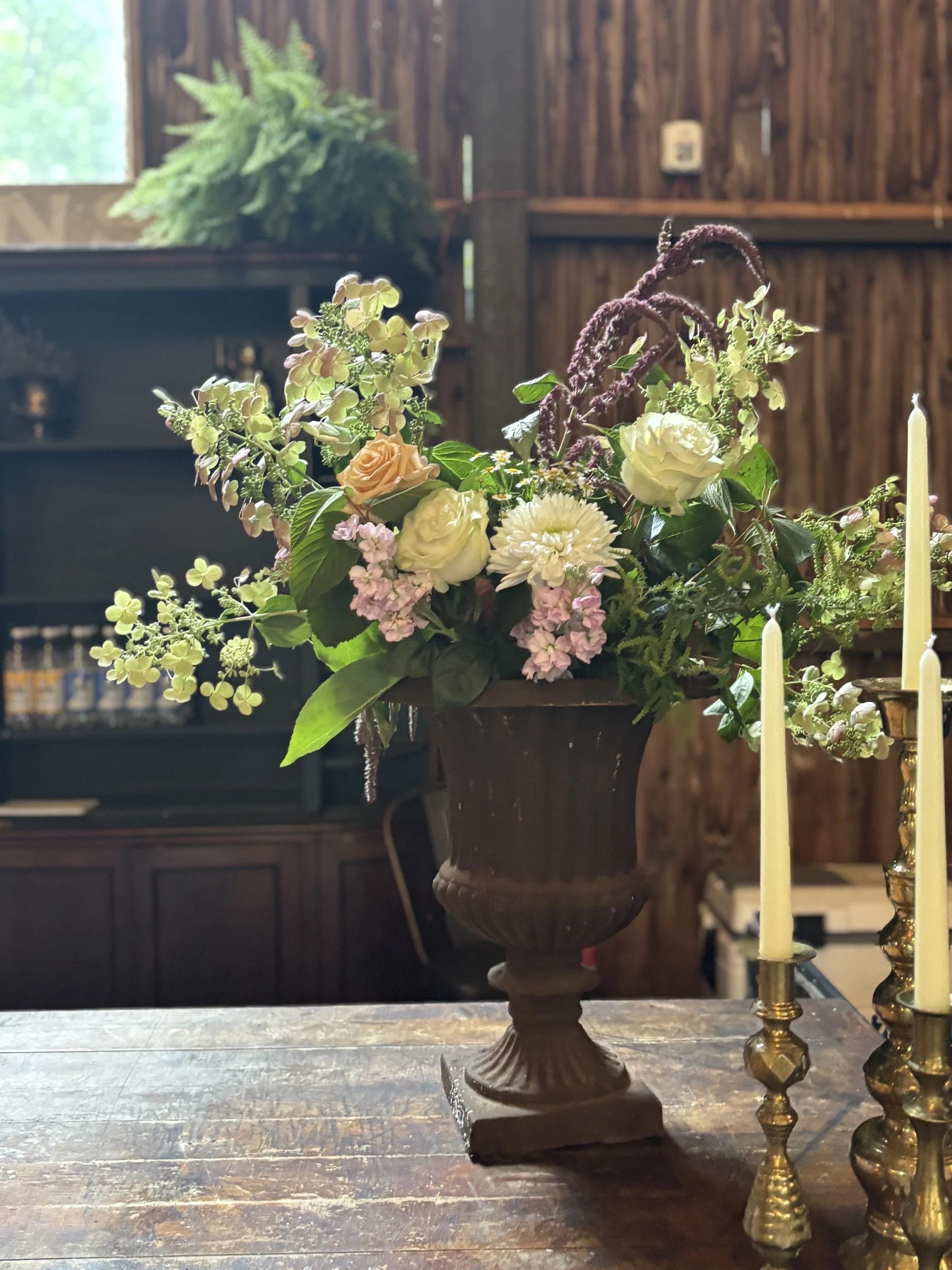 Bar Urns (Inside Barn)