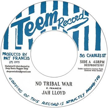 7" Jah Lloyd - No Tribal War