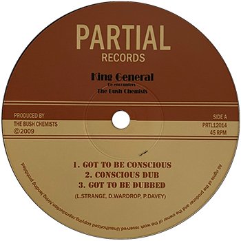 12" King General Reencounters the Bush Chemists - Got to Be Conscious
