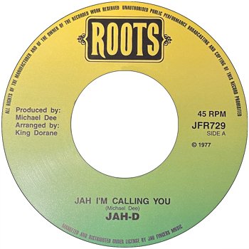 7" Jah D - Jah I'm Calling You