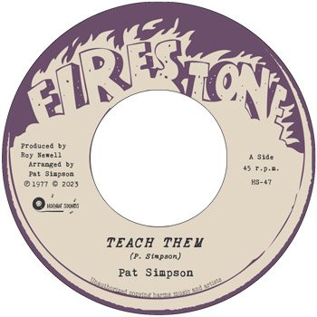 7" Pat Simpson - Teach Them