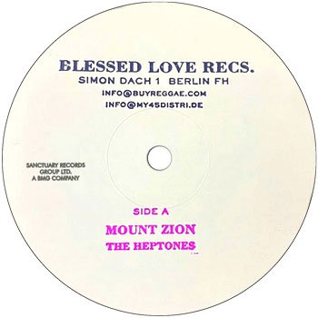 12" Heptones - Mount Zion / Through The Fire I Come