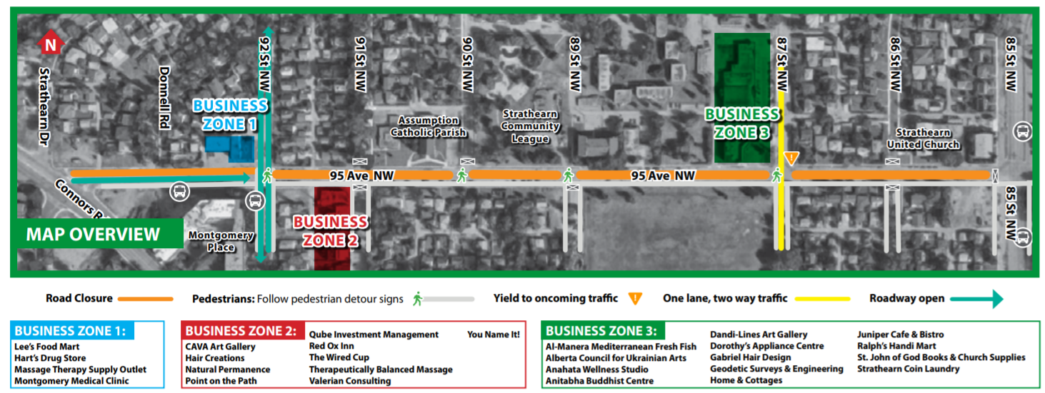 95 Avenue Closure Begins
