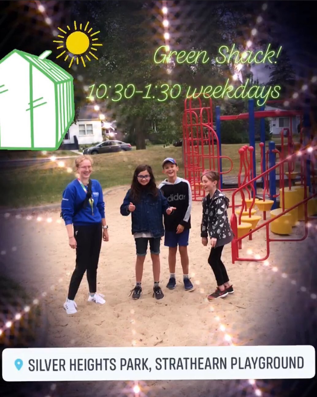 Following some staffing and smoke delays, Strathearn&rsquo;s Green Shack is now officially up and running! Leader Erin is ready to engage kiddos aged 6-12 in a variety of crafts, games and free play on weekdays from 10:30am-1:30pm this summer! Younge