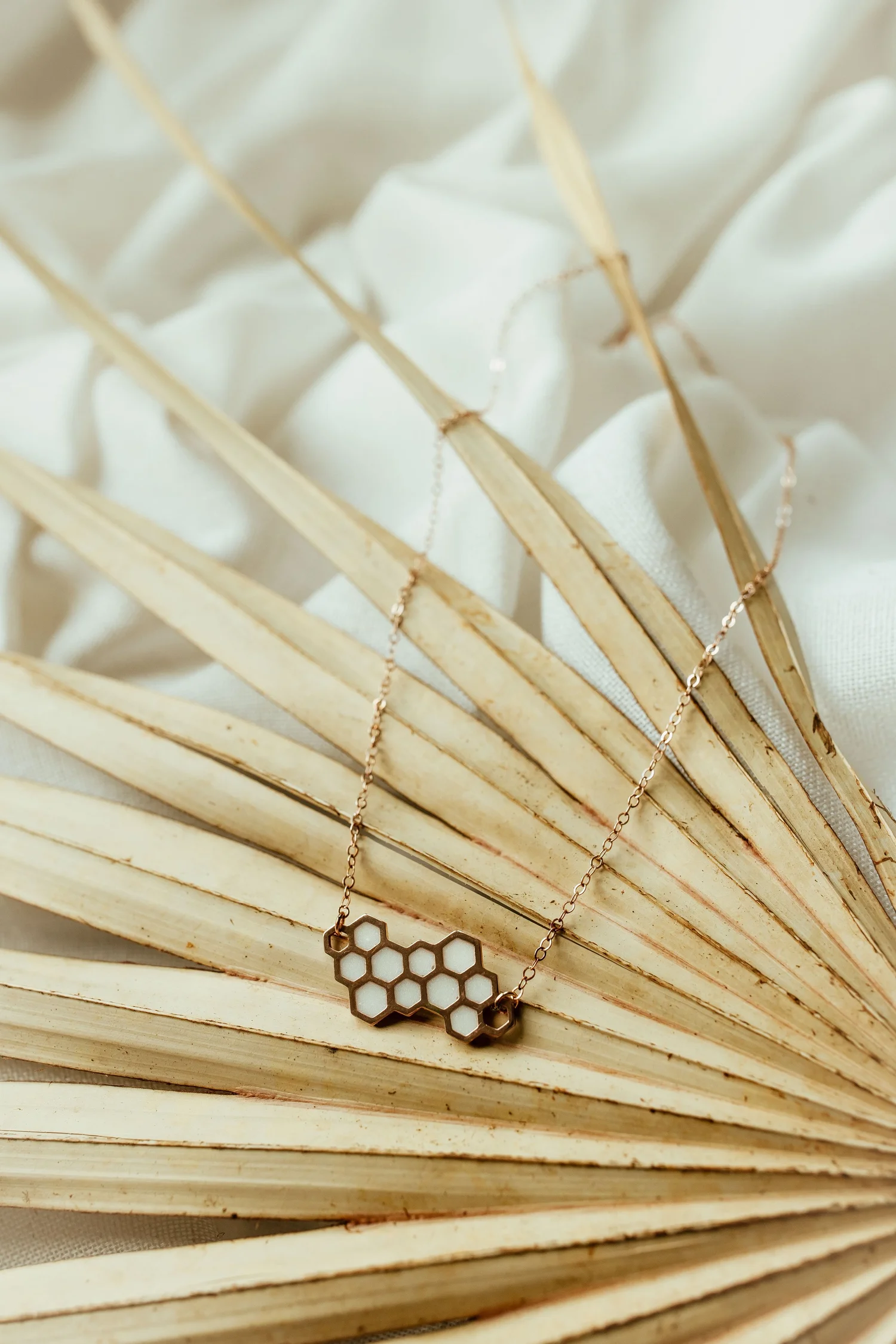 Milk + Honey — Heirloom Milk + Honey{comb} Necklace