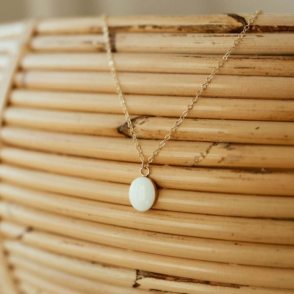 Oval Charm Necklace