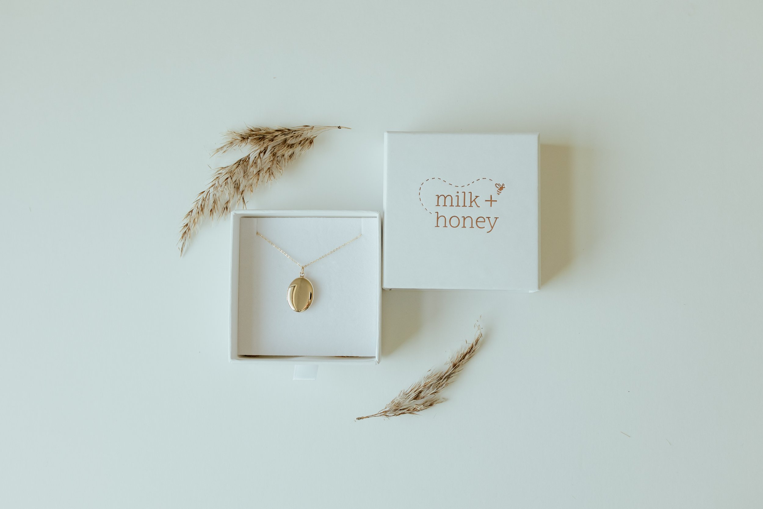 Milk + Honey — Breastmilk Locket Necklace