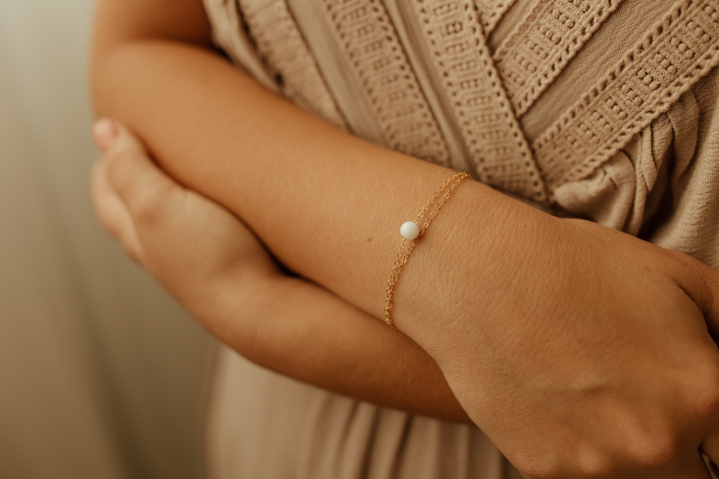 Milk + Honey — Pearl Bracelet