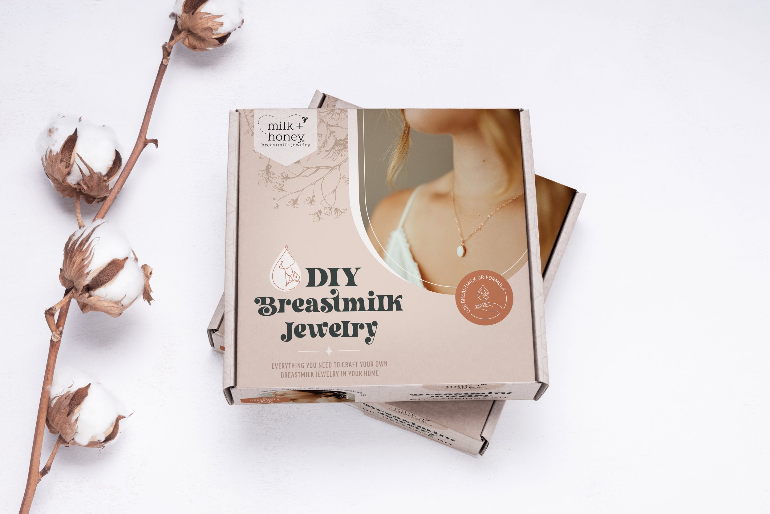 COD｜DIY Breastmilk Necklace｜Breastmilk Necklace DIY Kit ｜Breastmilk Jewelry  Kit