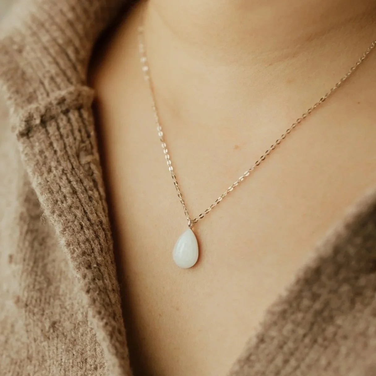 Milk Drop Necklace