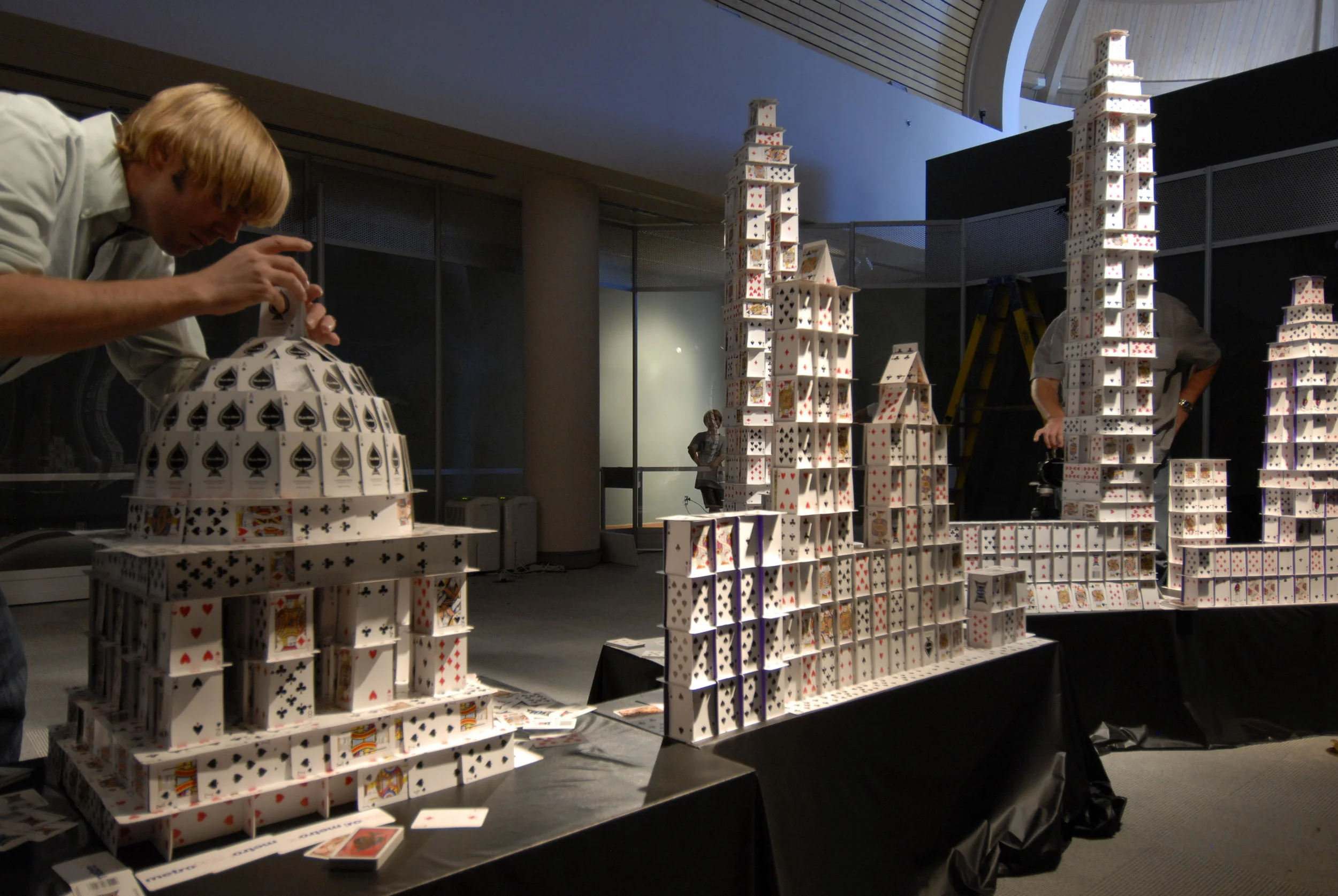 Tallest House of Cards — Cardstacker Bryan Berg