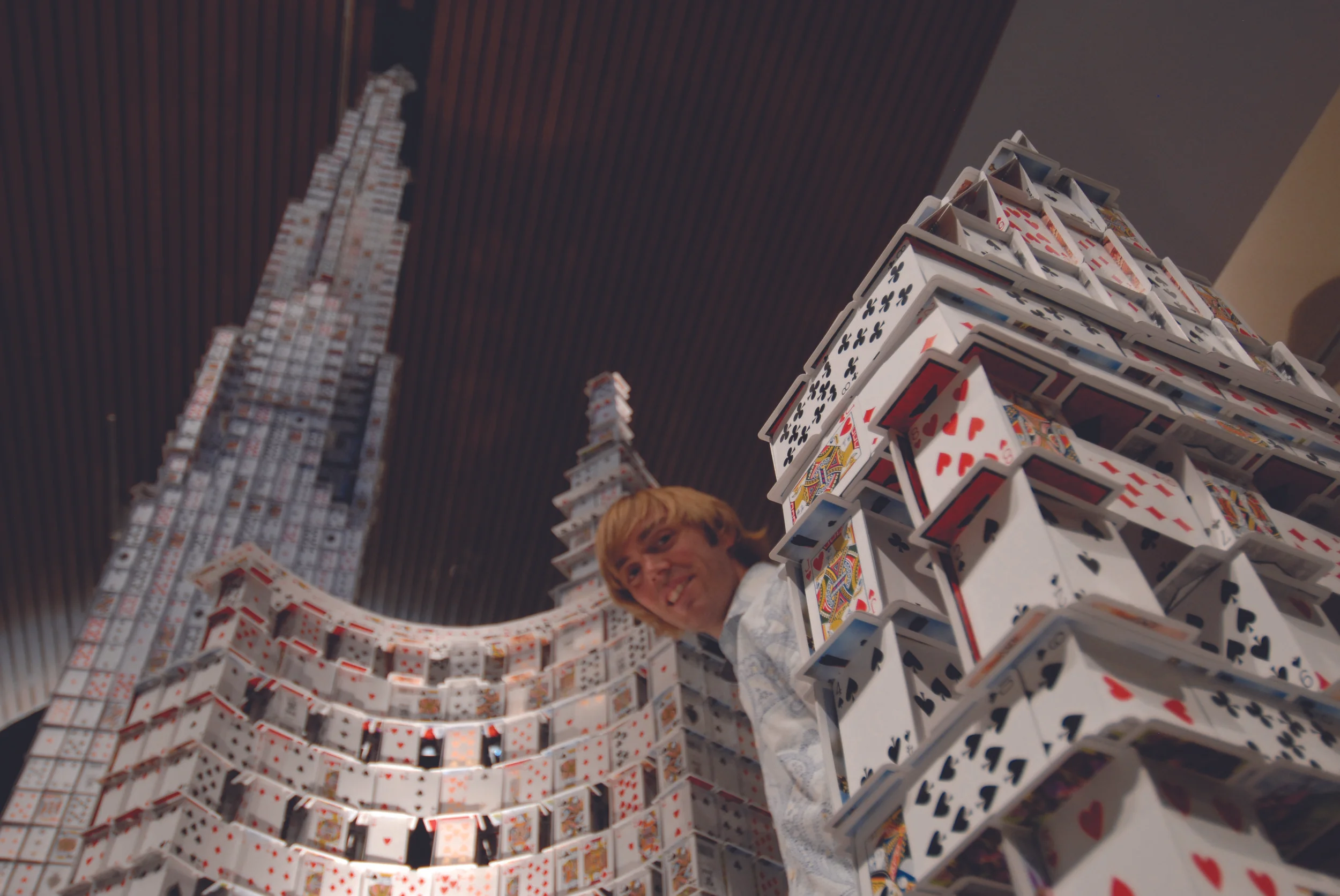 Tallest House of Cards — Cardstacker Bryan Berg