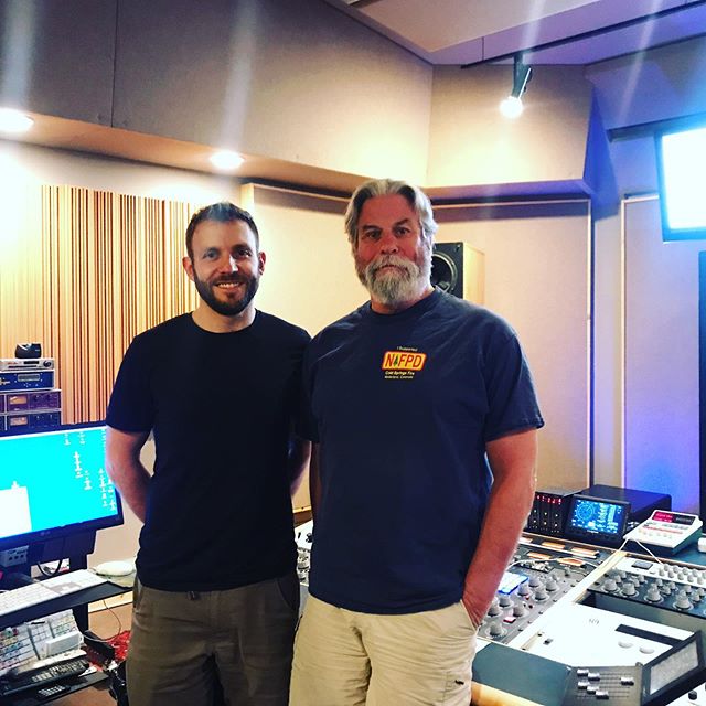 Got to spend this morning with a master: Grammy-award winning mastering engineer David Glasser at #airshowmastering. Got the last 5 tracks of the album done and almost ready for release. Thanks David and Airshow team 🕺🏼💫 #mastering #album #music #