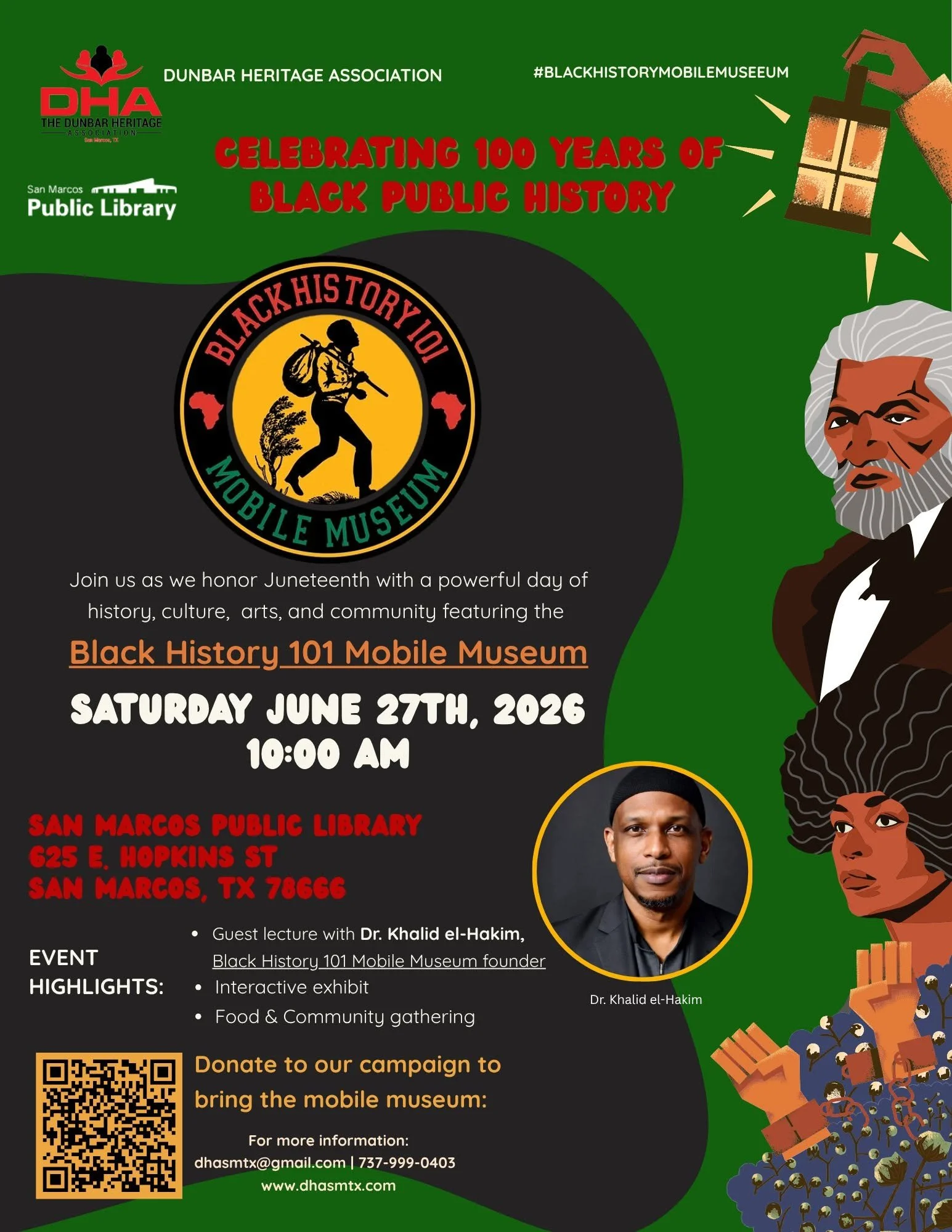 DHA Brings the Black History 101 Mobile Museum 