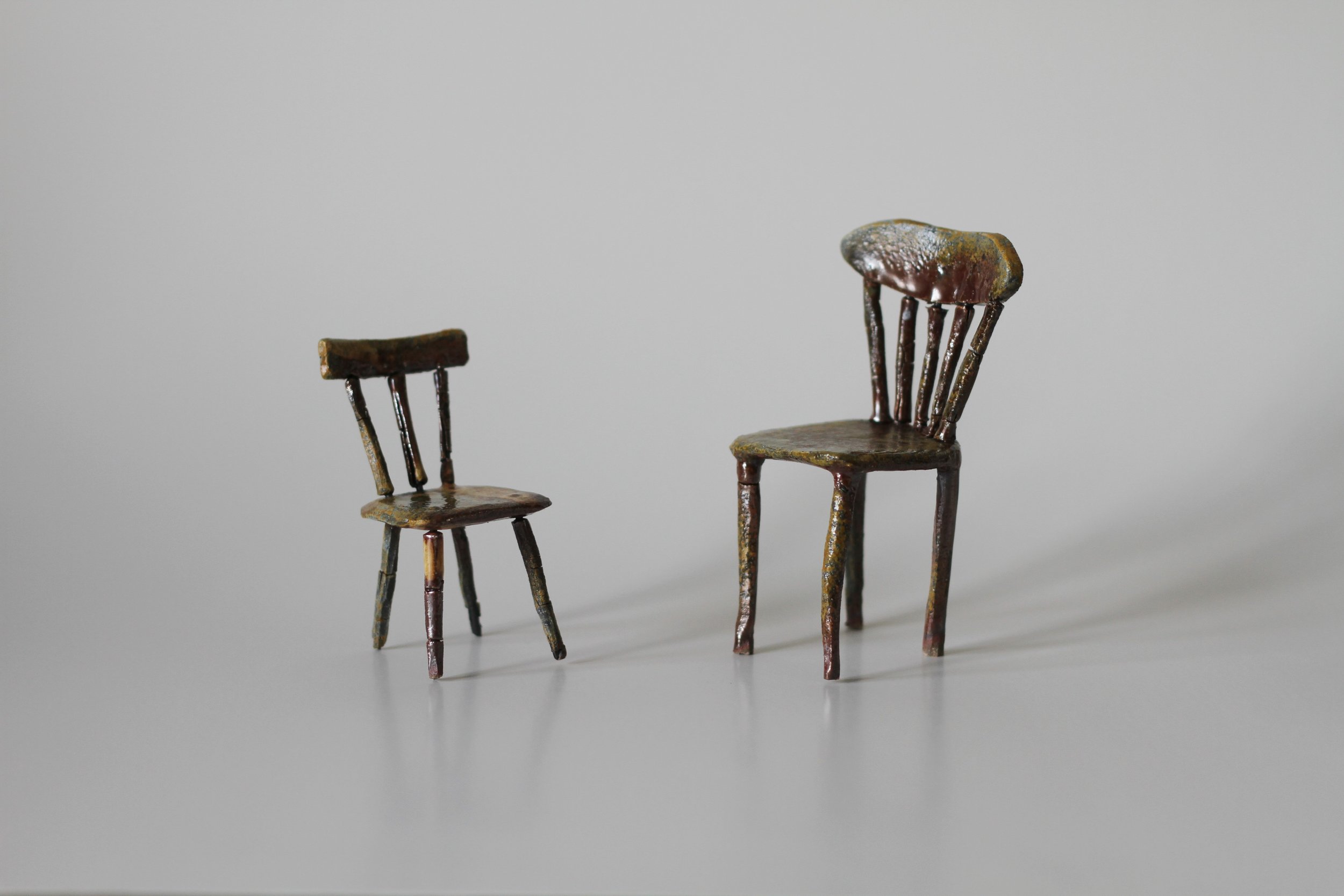 lonely chairs (woodfired)