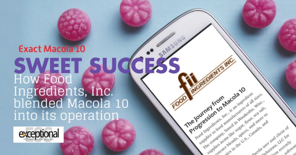 "If products expire they can’t be sold. Now, with the WiSys integration, we will be able to capture the expiration of everything coming in the door. Waste can easily be about $100,000 a year. Brad Denton, President, Food Ingredients Inc