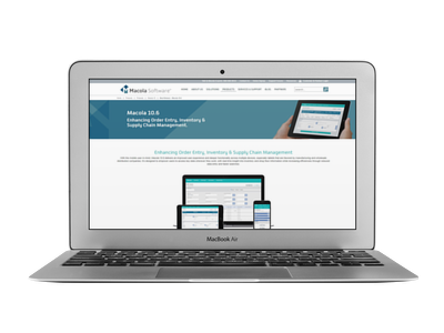 Macola 10 eases accounting burdens with a click of a button.